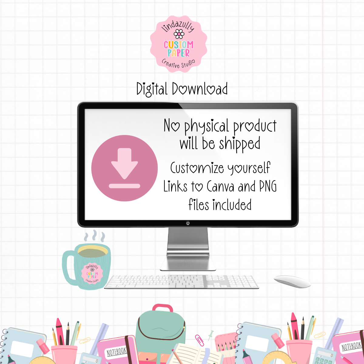 Pink Snoopy School Labels - Digital Download