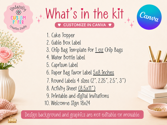 Capibara Birthday Printable Bundle