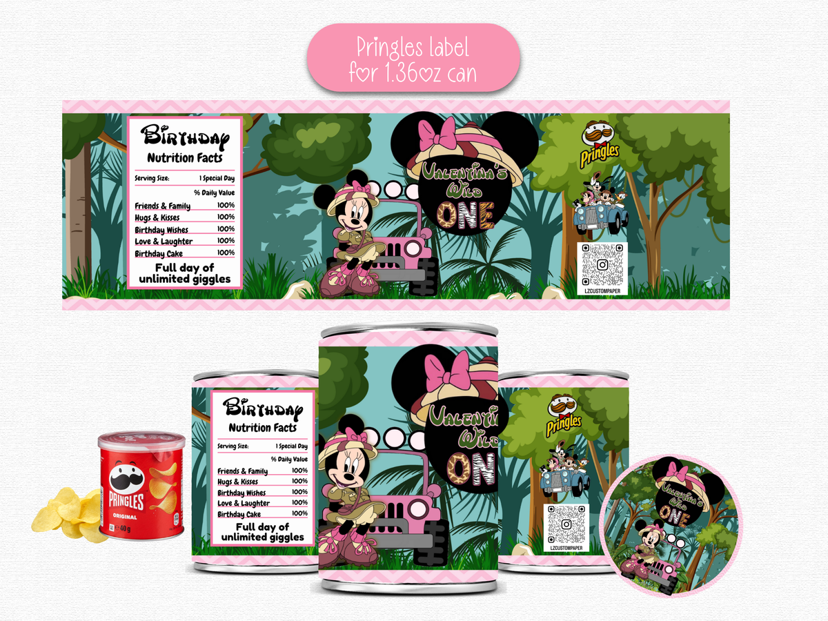 Minnie Safari Made to Order Templates- Digital Download- Made to Order Download