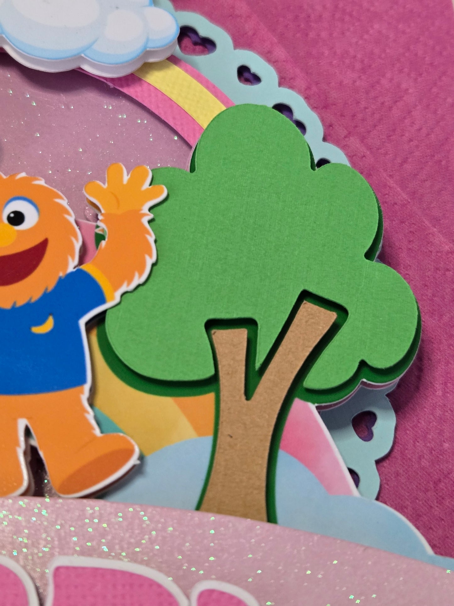 MS Rachel Cake Topper-Educational Show Inspired Birthday Cake Topper: Handmade Learning Party Decoration