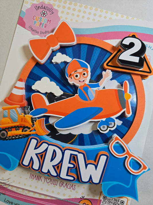 Blippi Cake Topper