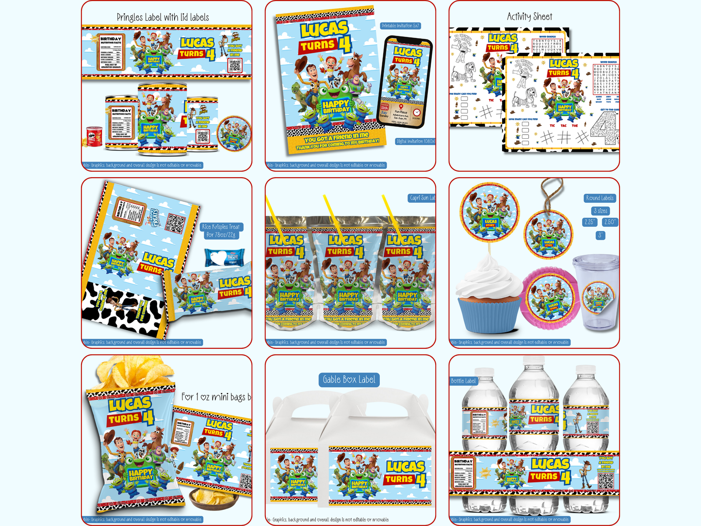 Toy Story Printable Bundle