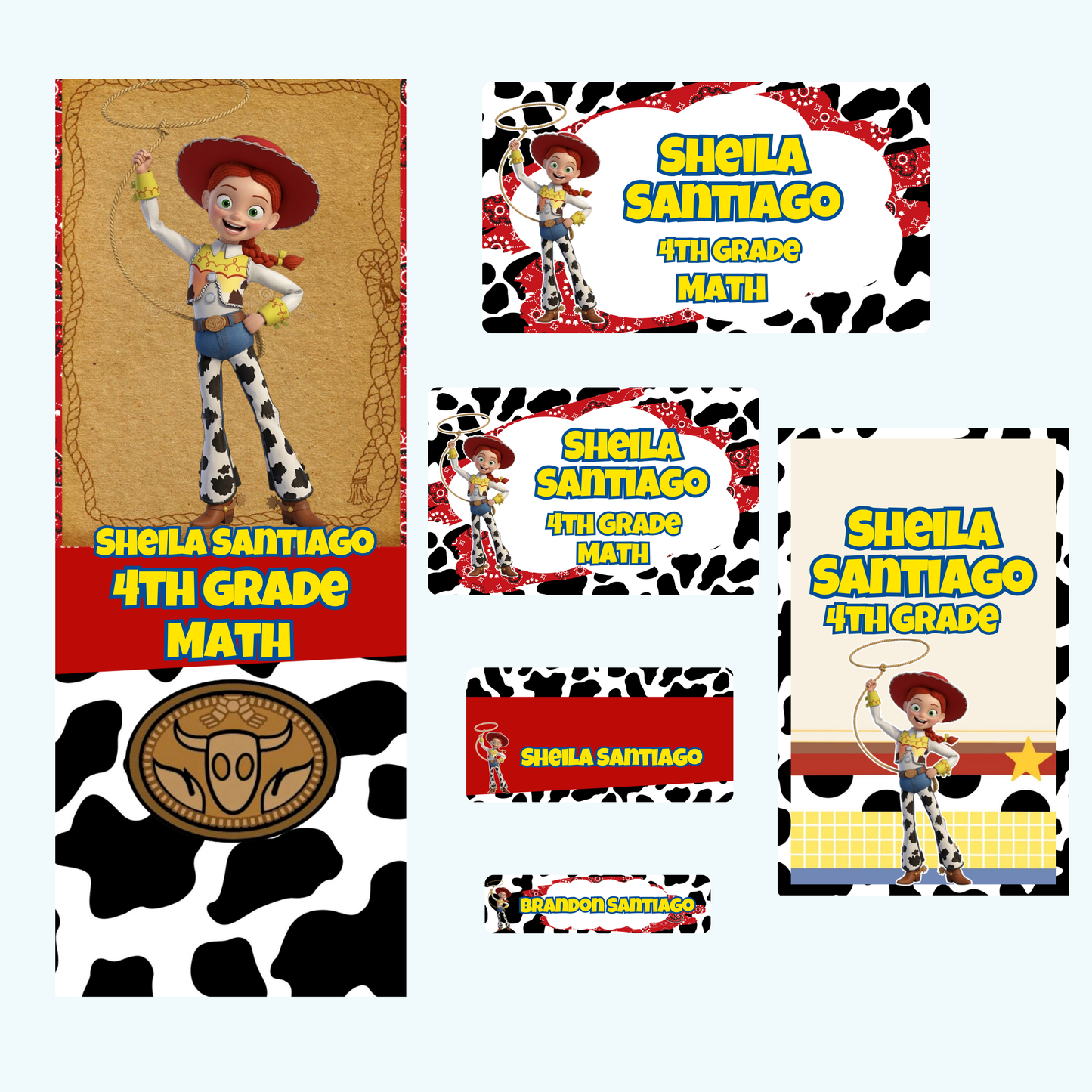 Toy Story School Label Bundle
