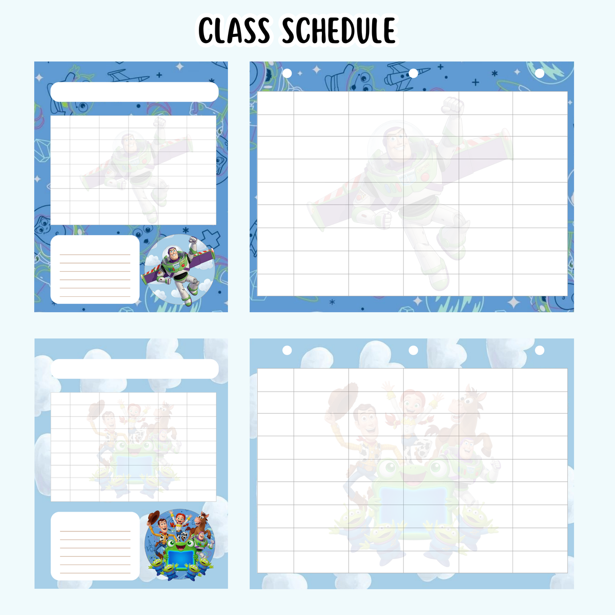 Toy Story School Label Bundle