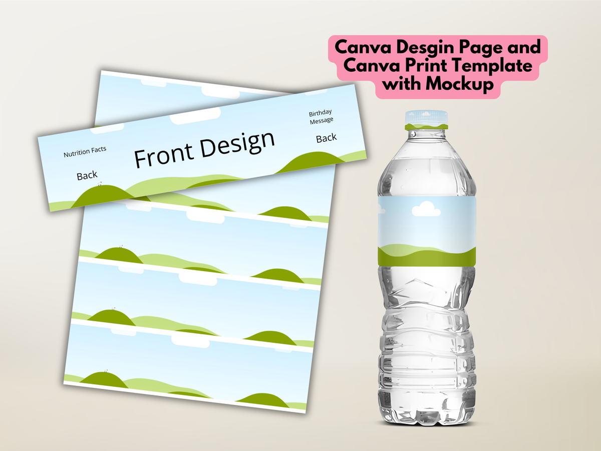 Party Favor Mockup & Template Bundle | Party Favor Seller Kit