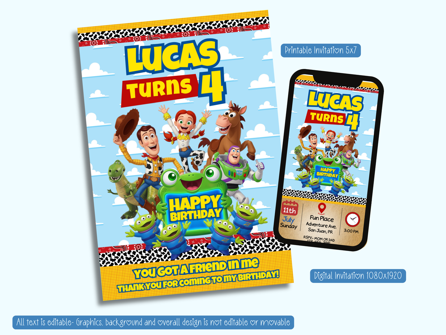 Toy Story Printable Bundle