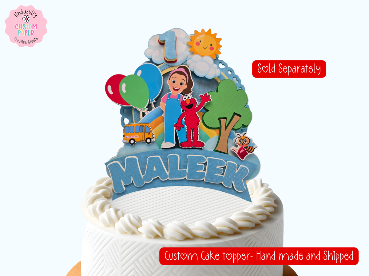 Ms Rachel and Elmo Printable Party Bundle | Canva Editable| Instant Download