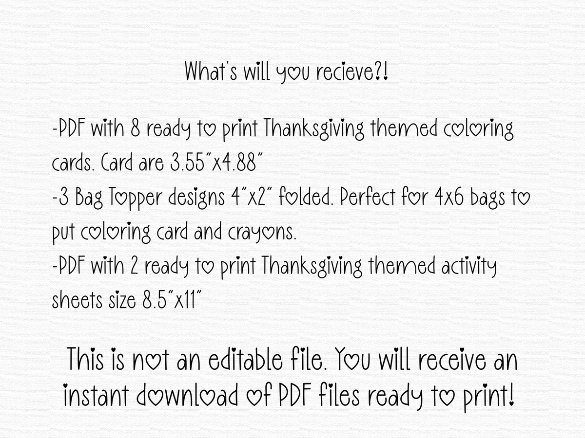 Thanksgiving Activity Placemats | Kids Games, Coloring Pages (PDF Download)