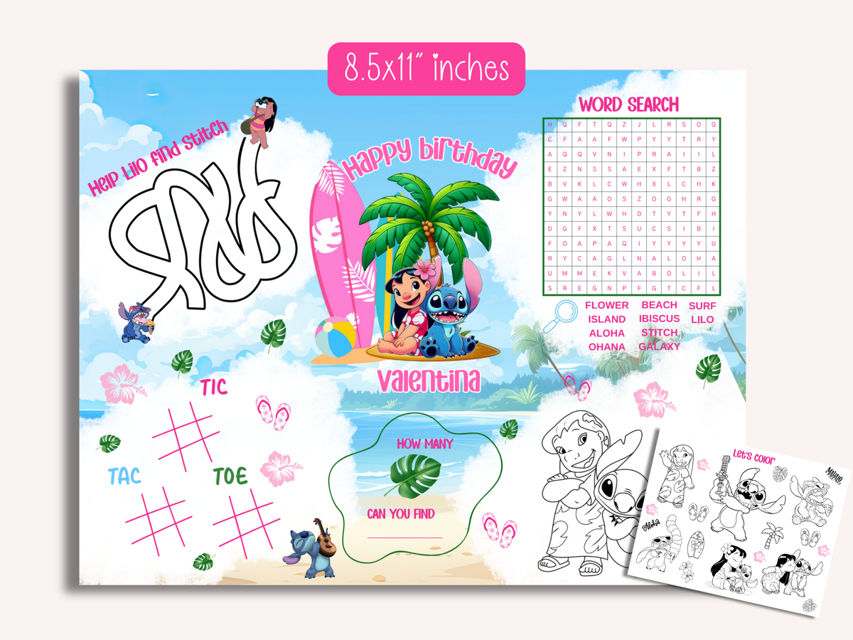 Lilo & Stitch Party Printable Bundle