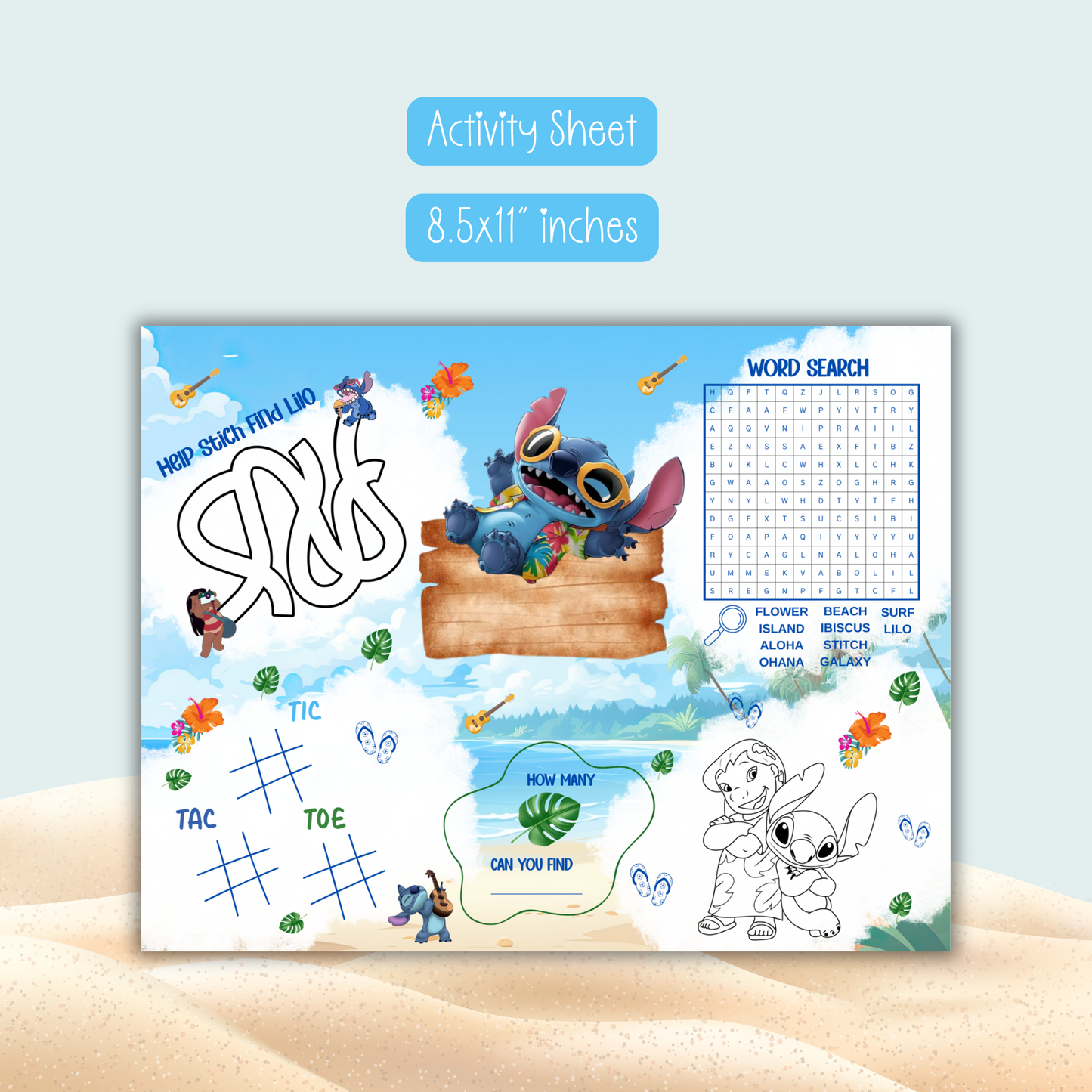 Stitch Printable Party Bundle