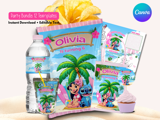 Lilo & Stitch Party Printable Bundle