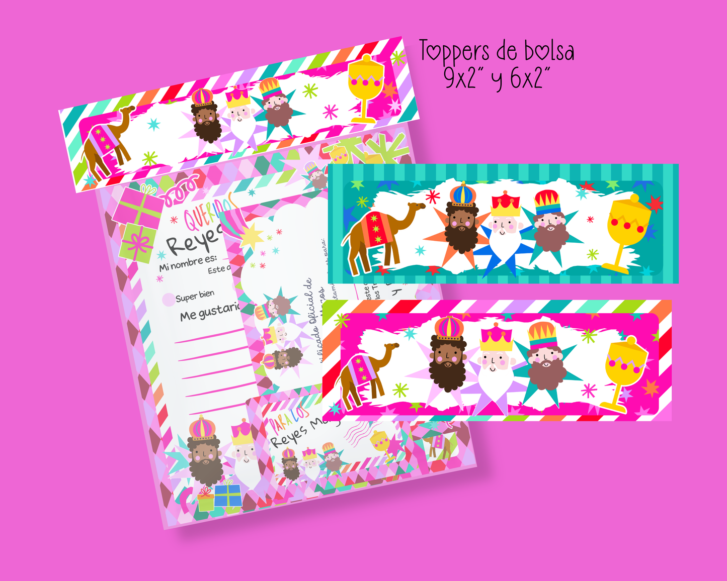 Printable Wise Men Letter Kit - Digital Download (Personal and Commercial use)