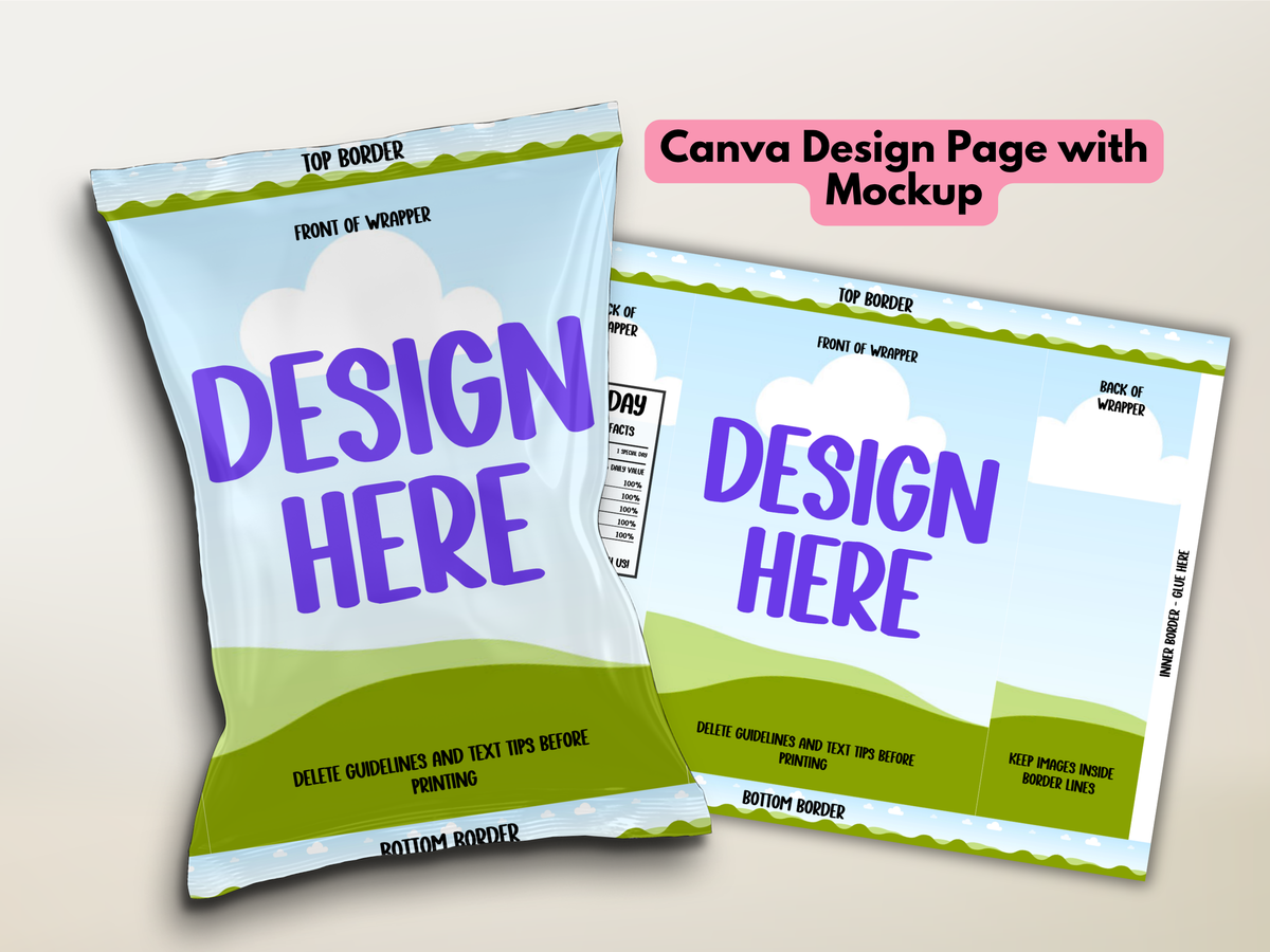 Party Favor Mockup & Template Bundle | Party Favor Seller Kit