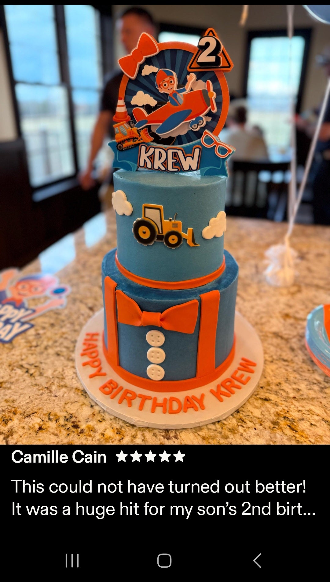 Blippi Cake Topper